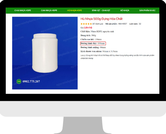 chọn hủ nhựa hdpe